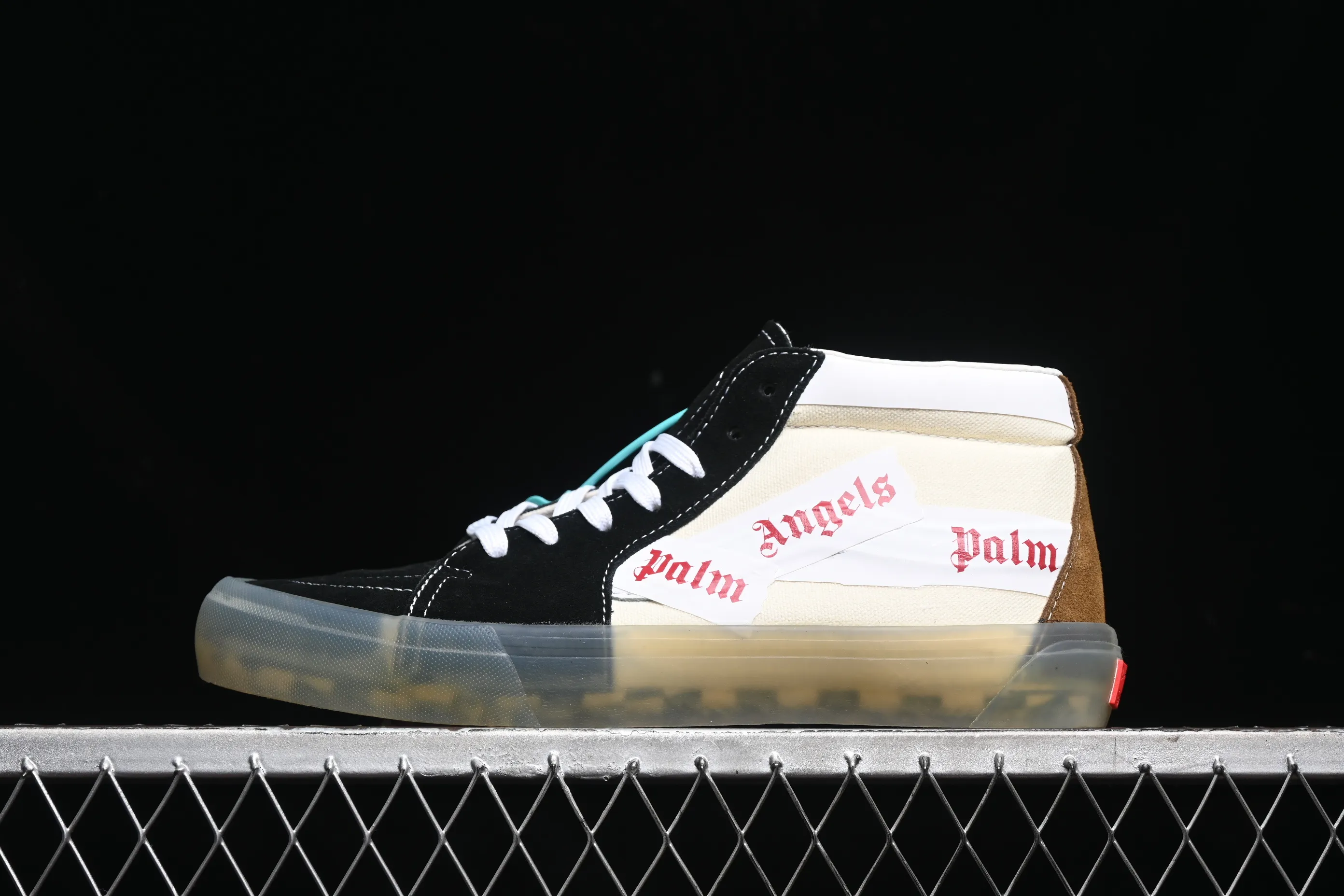 All categories Vans Vans series Vans Mid Vans China Palm Angels x Vans Sk8-Mid joint mid-top casual sneakers VN000CRPGRN
